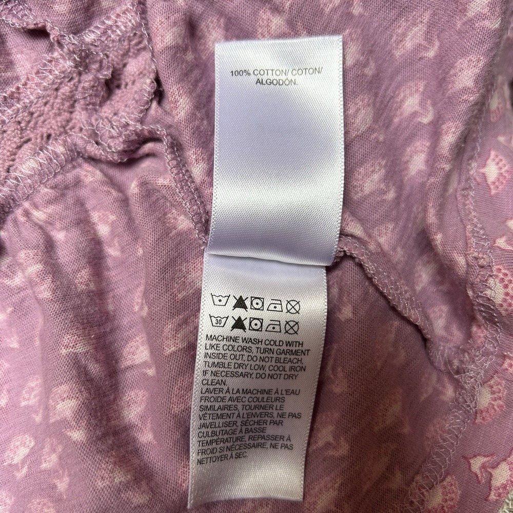 Lucky Brand Lavender Floral Cotton Blend Cropped Camisole - Picture 8 of 12